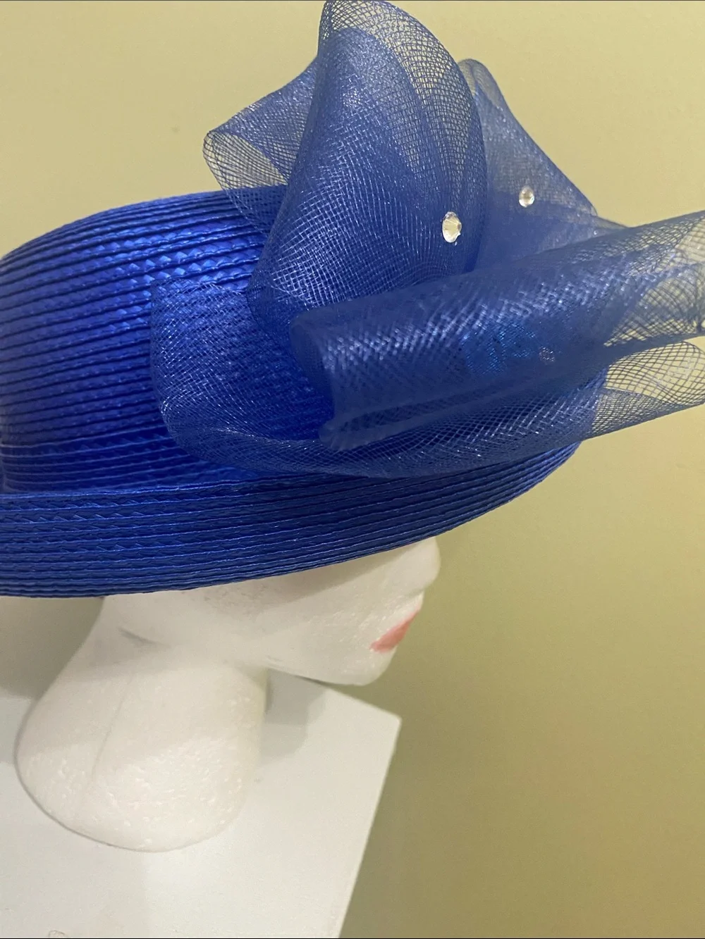 Cute Blue Church Hat / Dress Hat